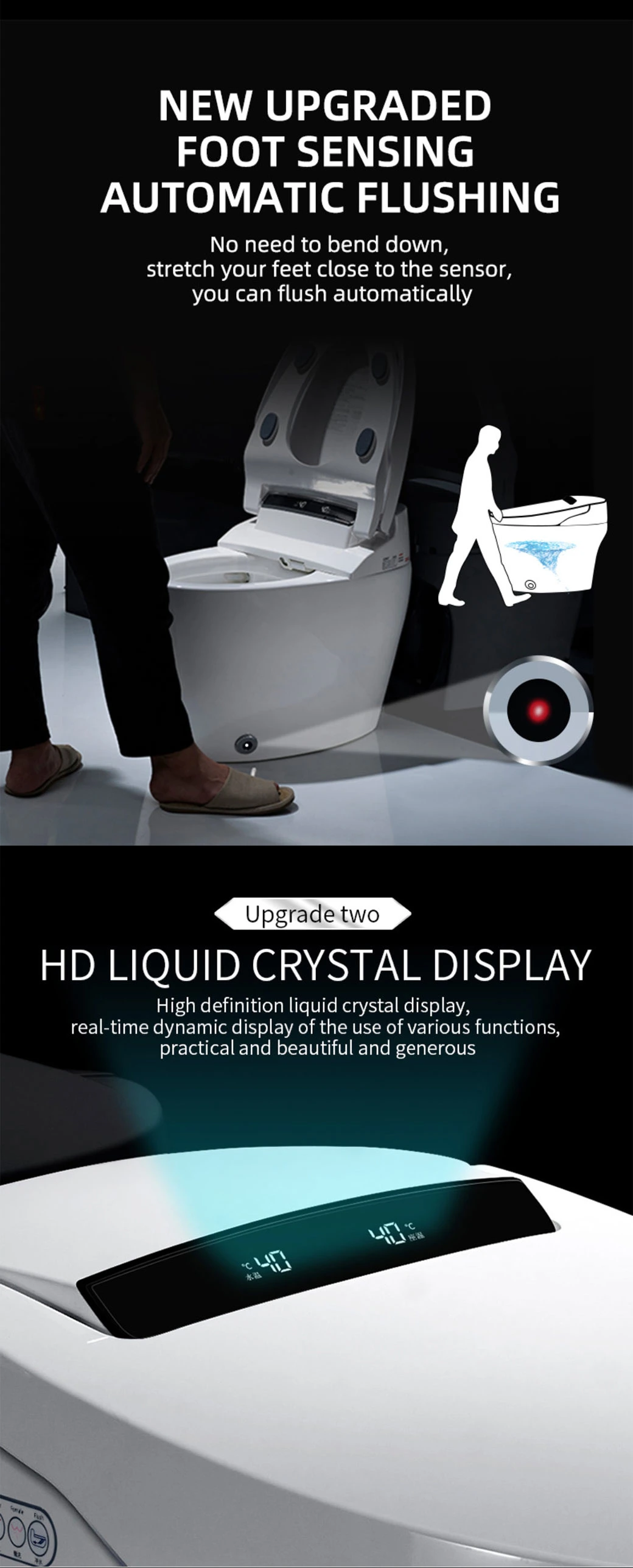 Bathroom Ceramic Design Smart Toilet Intelligent Toilet