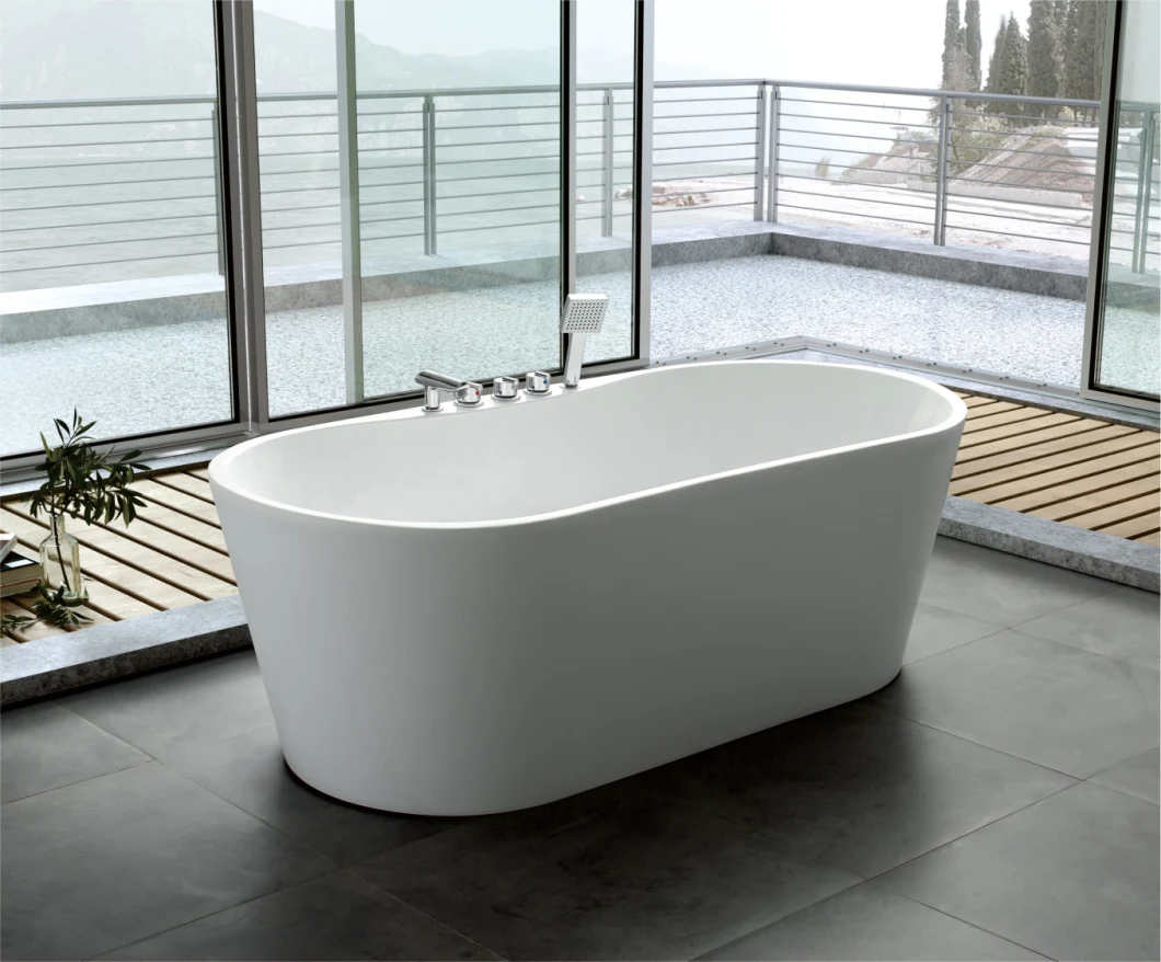 Factory Price Hotel Project Acrylic Whrilpool Bathtub