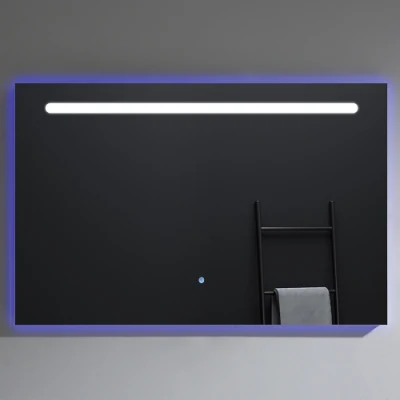 Espejo LED sin marco antivaho de 48 pulgadas