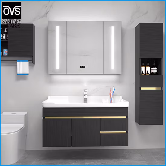 Tocadores de baño colgados en la pared de madera contrachapada Prima